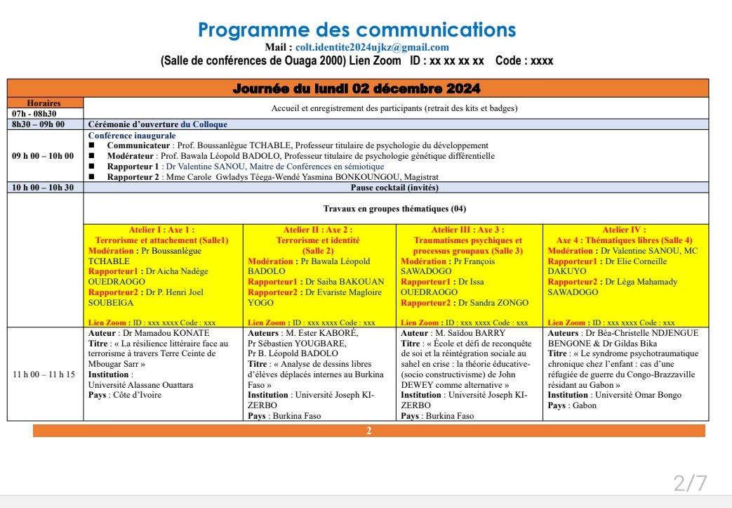 Colloque